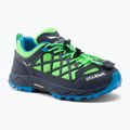 Salewa Wildfire verde fluo/blu danubio, scarponcini da trekking per bambini
