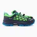 Salewa Wildfire verde fluo/blu danubio, scarponcini da trekking per bambini 2