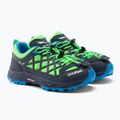 Salewa Wildfire verde fluo/blu danubio, scarponcini da trekking per bambini 5