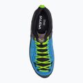 Stivali da trekking da uomo Salewa MTN Trainer 2 GTX blu danubio/verde fluo 6