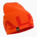 Salewa Antelao 2 Berretto invernale reversibile in lana rosso arancio/scuro