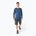 Maniche lunghe trekking da uomo Salewa Puez Melange Dry denim melange scuro 2