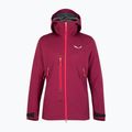 Giacca da pioggia Salewa da donna Sella Responsive rosso rodo 7