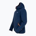 Felpa trekking da uomo Salewa Nuvolo PL in denim scuro melange 5