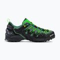 Salewa Wildfire Edge GTX scarpa da avvicinamento da uomo mirto/verde fluo 2