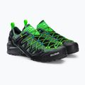 Salewa Wildfire Edge GTX scarpa da avvicinamento da uomo mirto/verde fluo 5