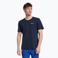 T-shirt trekking uomo Salewa Alpine Hemp Logo blazer navy
