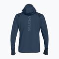 Felpa trekking uomo Salewa Agner Hybrid PL/DST FZ Hoody navy blazer melange 4