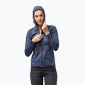 Giacca da trekking da donna Salewa Agner Hybrid PL/DST FZ Hoody navy blazer melange 5