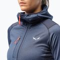 Giacca da trekking da donna Salewa Agner Hybrid PL/DST FZ Hoody navy blazer melange 7