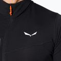 Felpa trekking da uomo Salewa Pedroc nero melange 4