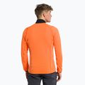 Felpa trekking da uomo Salewa Pedroc rosso arancio melange 3