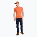 Camicia da trekking da uomo Salewa Pedroc 3 Dry rosso arancio melange 2
