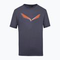 Camicia da trekking Salewa Lines Graphic Dry premium navy melange da uomo 4