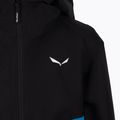 Salewa Aqua PTX, giacca da pioggia per bambini, nero out 4
