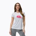 Maglietta trekking donna Salewa Lines Graphic Dry bianco ottico