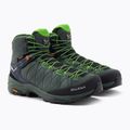 Scarponi da trekking da uomo Salewa Alp Trainer 2 Mid GTX verde grezzo/rana pallida 5