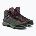 Stivali da trekking da donna Salewa Alp Trainer 2 Mid GTX verde anatra/rododendro 3