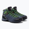 Scarponi da trekking da uomo Salewa Alp Mate Mid WP blu ombreggiato/rana pallida 5