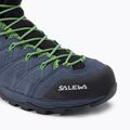 Scarponi da trekking da uomo Salewa Alp Mate Mid WP blu ombreggiato/rana pallida 7