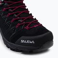 Stivali da trekking da donna Salewa Alp Mate Mid WP nero/rosa virtuale 7