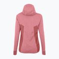 Felpa da trekking Salewa donna Puez Hybrid PL FZ Hoody malva-mood melange/corallo fluo 5