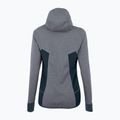 Felpa trekking donna Salewa Puez Hybrid PL FZ Hoody navy blazer melange/fluo coral 3