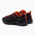 Salewa Wildfire Leather scarpe da trekking da uomo nero/arancio fluo 3