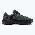 Salewa Wildfire Leather scarpe da trekking da uomo verde grezzo/nero 2