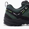 Salewa Wildfire Leather scarpe da trekking da uomo verde grezzo/nero 7