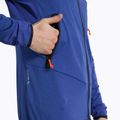 Felpa trekking Salewa da uomo Agner Hybrid PL/DST FZ Hoody melange elettrico 4