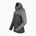 Felpa trekking uomo Salewa Puez Melange PL FZ Hoody nero melange 4