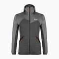 Felpa trekking uomo Salewa Puez Melange PL FZ Hoody nero melange 6