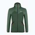 Felpa trekking uomo Salewa Puez Melange PL FZ Hoody verde grezzo melange