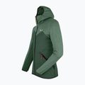 Felpa trekking uomo Salewa Puez Melange PL FZ Hoody verde grezzo melange 2