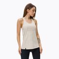 Maglietta da arrampicata Salewa Lavaredo Hemp Print Tank oatmeal da donna