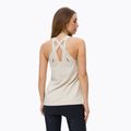 Maglietta da arrampicata Salewa Lavaredo Hemp Print Tank oatmeal da donna 3