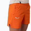Pantaloncini da trekking da donna Salewa Lavaredo rosso/arancio 4