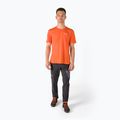 Camicia da trekking Salewa Alpine Hemp Logo rosso/arancione da uomo 2