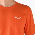 Camicia da trekking Salewa Alpine Hemp Logo rosso/arancione da uomo 4
