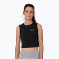 Maglia trekking donna Salewa Pedroc Dry Resp Hyb Tank nero out 2