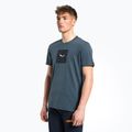 Camicia da trekking Salewa Pure Box Dry da uomo in denim scuro melange