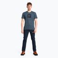 Camicia da trekking Salewa Pure Box Dry da uomo in denim scuro melange 2