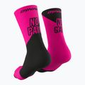 DYNAFIT calzini da corsa No Pain No Gain rosa glo/ nero out 2