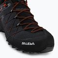 Scarpa da avvicinamento Salewa Wildfire 2 da uomo, nero/nero 7