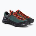 Salewa Wildfire Canvas scarpe da trekking da uomo verde grezzo/nero 5