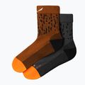 Calze da trekking da uomo Salewa MTN TRN Sal. AM QRT grigio medio melange 9