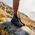 Calze da trekking da uomo Salewa MTN TRN Sal. AM QRT grigio medio melange 10