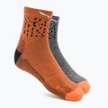 Calze da trekking da uomo Salewa MTN TRN Sal. AM QRT grigio medio melange
