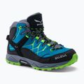 Scarponi da trekking per bambini Salewa Alp Trainer Mid GTX blu danubio/verde fluo